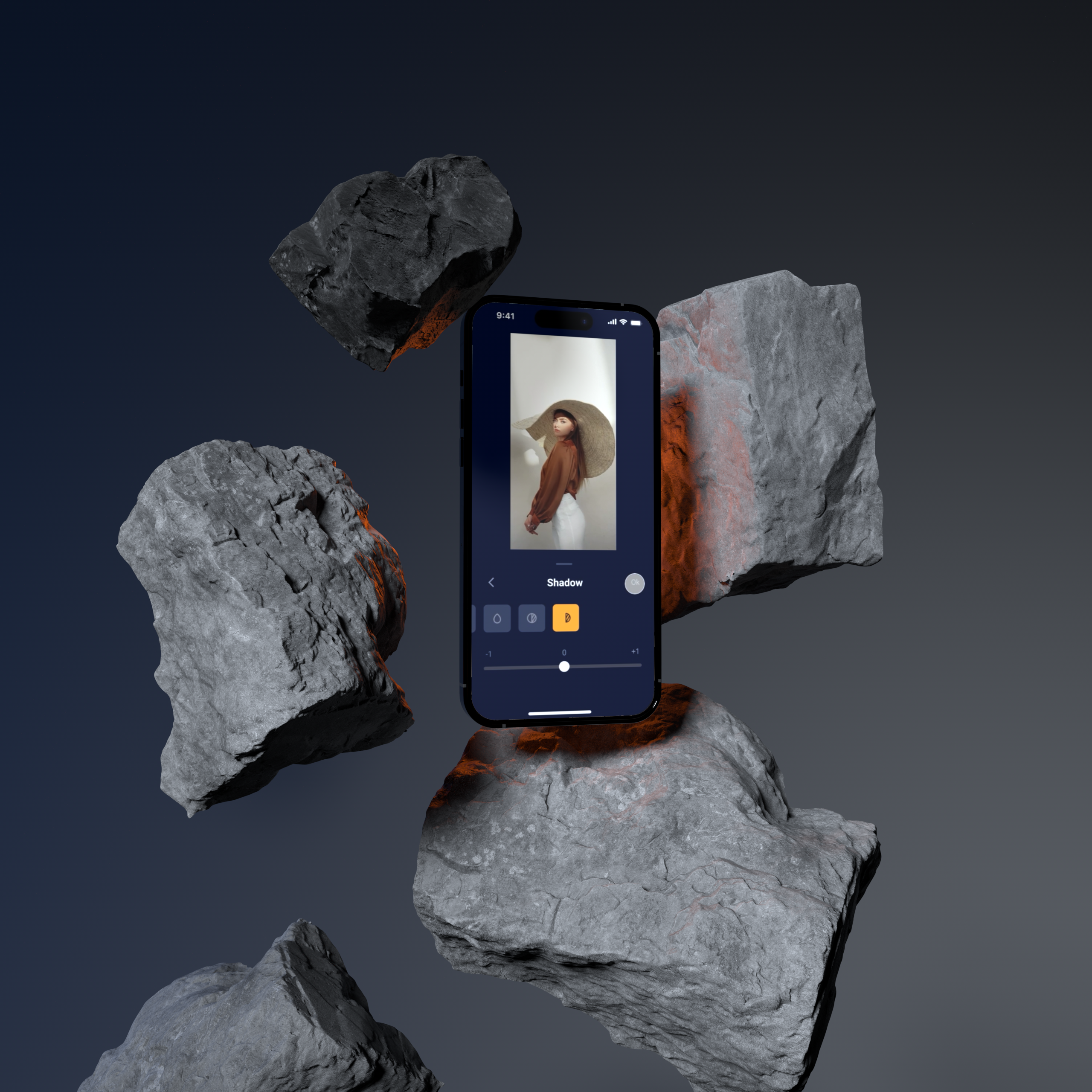 Image Editor - Mobile App 3d anomation image editor interaction design ios app mobile app product design uiux