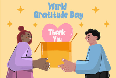 World Gratitude Day Illustration background banner celebration day gratitude greeting illustration message poster quote vector world