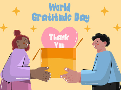 World Gratitude Day Illustration background banner celebration day gratitude greeting illustration message poster quote vector world