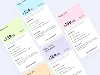 Plans & Pricing product design ui ux