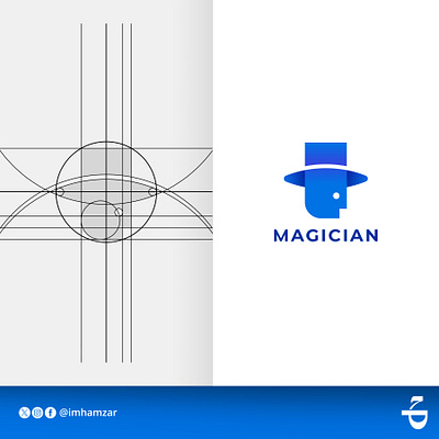 Magician Logo ai app logo amazing logo app app logo app logo design branding creative logo design golden ratio logo graphic design graphic designer illustration logo logo design logo designer logo designs magician magician logo modern logo ui