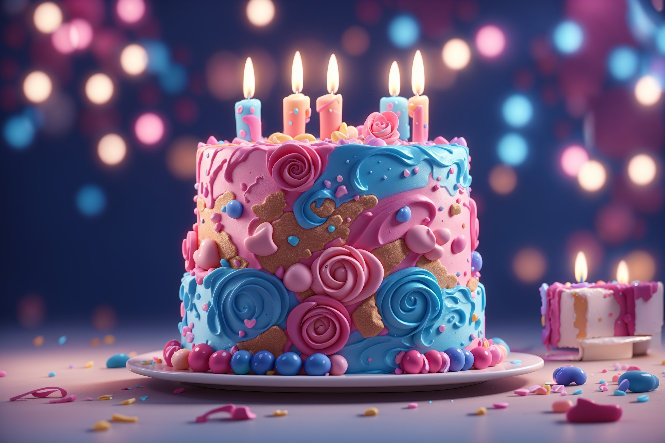 95 100 Birthday Cake Stock Video Footage - 4K and HD Video Clips |  Shutterstock