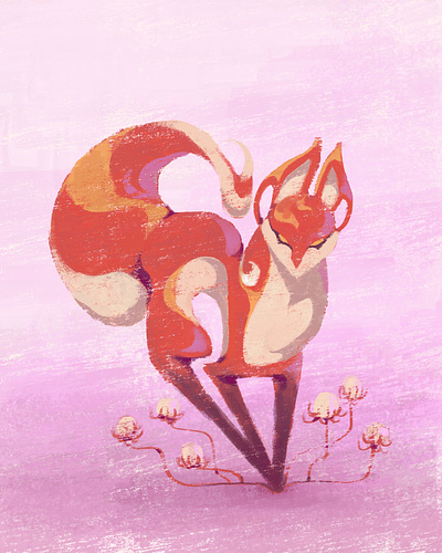 Fox art character digital art digital illustration fox art fox illustration illustration illustrator red fox