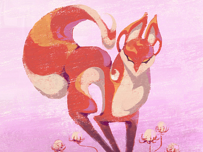 Fox art character digital art digital illustration fox art fox illustration illustration illustrator red fox