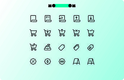 MoooM Day 43 cart design discount figma icons mooom receipt shopping ui