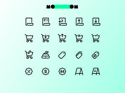 MoooM Day 43 cart design discount figma icons mooom receipt shopping ui