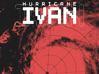 Hurricane Ivan Poster Design design graphic design hurricane poster
