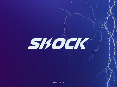Shock Logo bolt logo branding creative logo electricity icon levin lightening bolt logo logo logodesign modern logo print shock logo typography wordmark logo