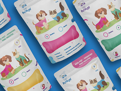 PETNIGHT - Diseño de Packaging animation branding cute design graphic design illustration kawaii