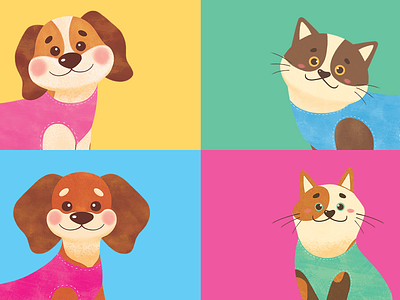 PETS cute illustration ilustracion digital kawaii