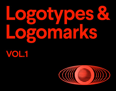 LOGOTYPES & LOGOMARKS COLLECTION VOL.1 3d logo 3d rendering brand identity branding logo logo design logomark logotype typography