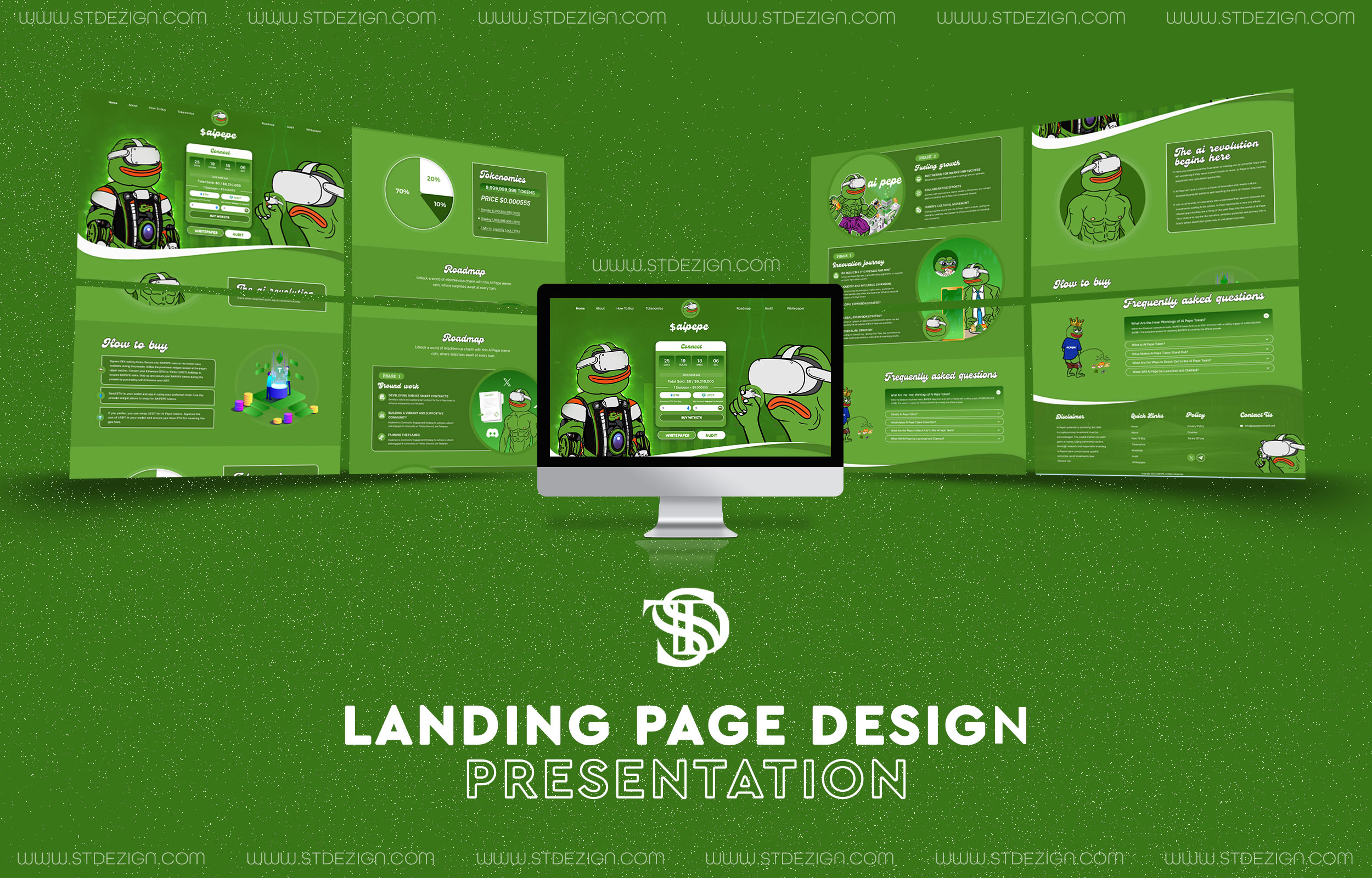 Bitcoin Landing page design presentation ai ailandingpage branding creativelandingapeg creativity curve landing page design graphic design illustration landi landingpage modern design moderndesign st stdezign ui webdesign webpagedesign website design websitedesign