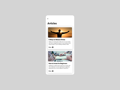 Articles view article blog dailyui shadow view more