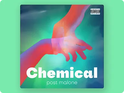 Album Artwork | Visual Exploration #01 album art album artwork art artwork chemical design music post malone track ui watchmegrow