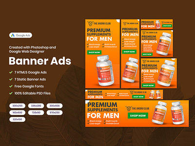 The Andro Club HTML5 Google Ads amphtml banner ads design digital marketing google ads google adwords google banner ads html5 ads html5 banners marketing marketing agency marketing campaign