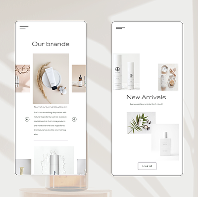 Concept of Beauty Product Shop App app e commerce ui uiux ux