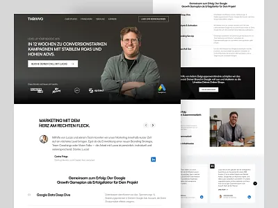 Thrivvo - Landing Page clean design ui ux web web design website