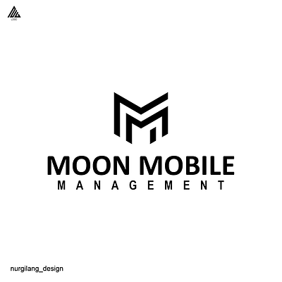 MOON MOBILE MANAGEMENT app branding design graphic design illustration logo typography ui ux vector