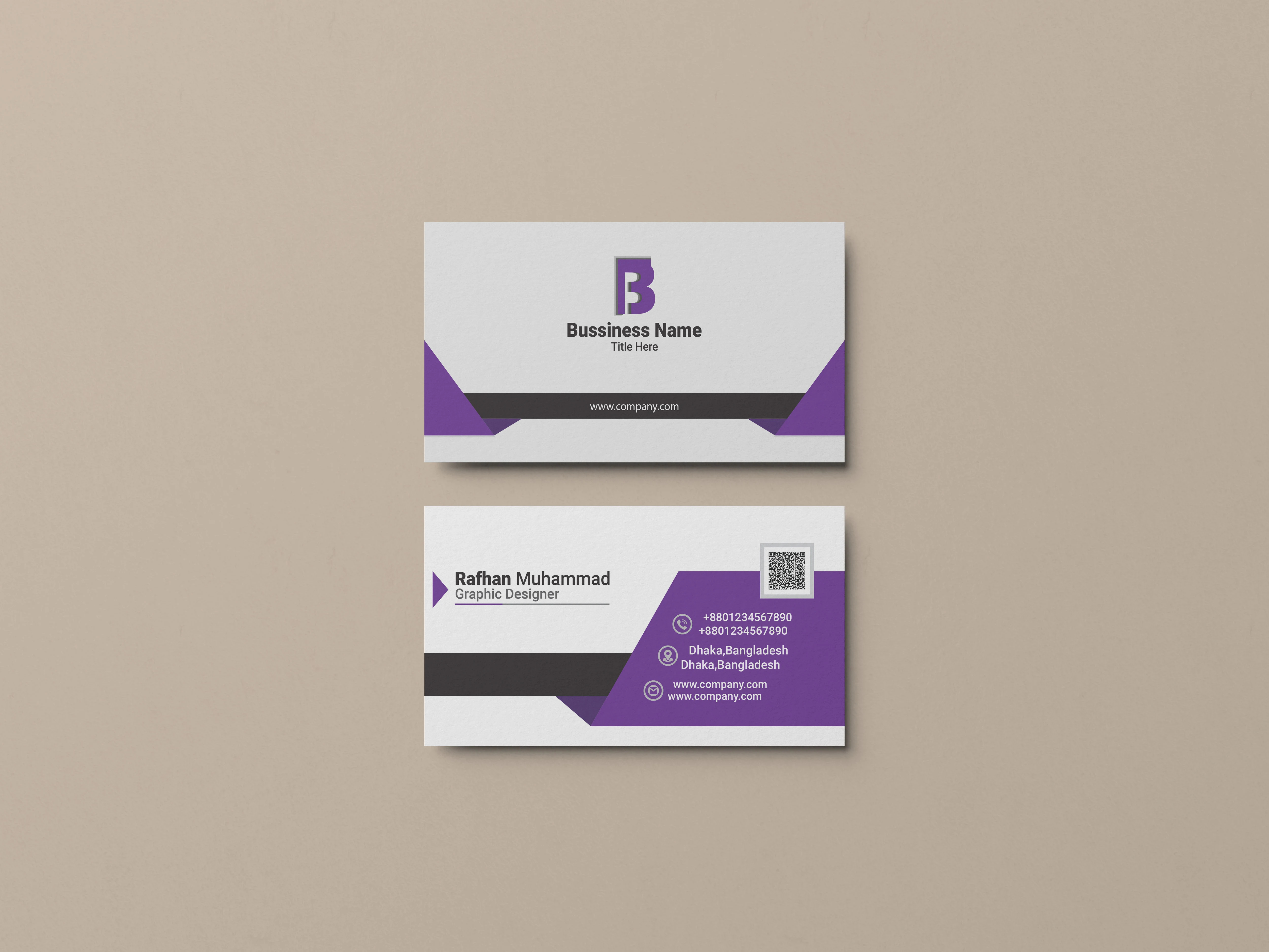 Example of Business Card Design | Calling Card