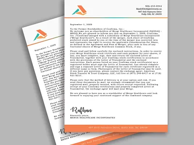 Letterhead Design branding graphic design letterhead design social media letterhead