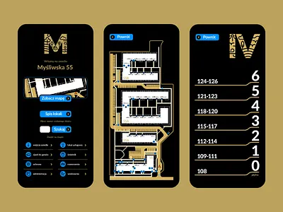 Spravia app app map mobile ui ux wayfinding