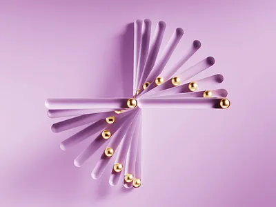 Purple Meditation 3d animation branding design gold illustration logo motion graphics pink purple sweet ui