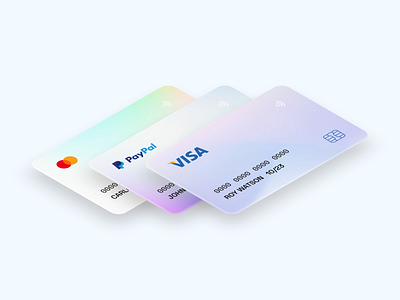 Modern Card Design card design figma ui ui design visa card