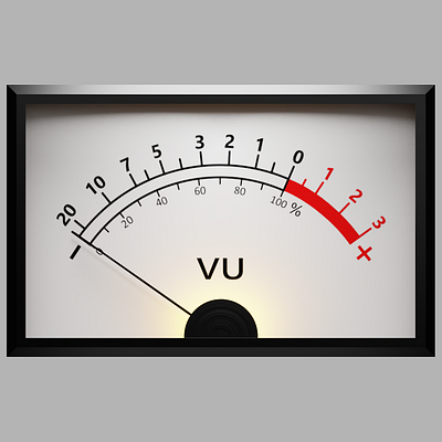 Waves VU Meter Virtual Metering-01 audio ui ui ui kit view meter vm