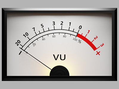 Waves VU Meter Virtual Metering-01 audio ui ui ui kit view meter vm