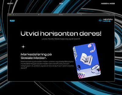 Nextify Media Website Design agency agency design figma graphic design marketing agency ui ux web design