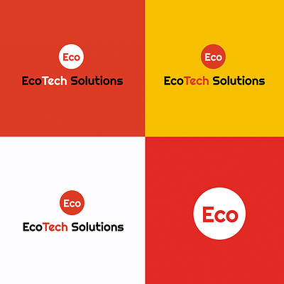 Eco Tech Solution logo design : 3d animation branding graphic design logo motion graphics ui