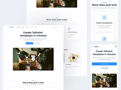 Builder landing page design admin panel button components dashboard design system home page interface landing page product design style guide typography ui ui design ui kits uiux ux visual design web design website website ui
