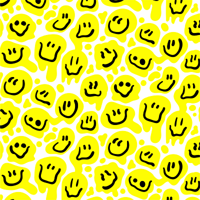 Smile Pattern. branding graphic design illustration pattern