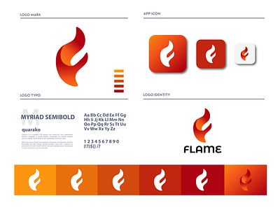 FLAME CONCEPT - LOGO DESIGN best logo brand identity branding creative design illustration logo logo design ui vect plus