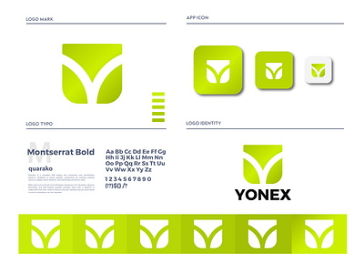 YONEX CONCEPT - LOGO DESIGN best logo brand identity branding creative design illustration logo logo design ui vect plus