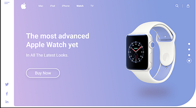 "Experience Innovation on Your Wrist: Discover Apple Watch" 3d animation branding graphic design landing page logo motion graphics ui