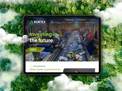 Kortex International Web Design landingpage ui uidesign ux webdesign