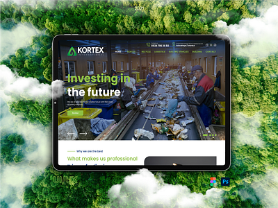 Kortex International UI/UX Design landingpage ui uidesign ux webdesign