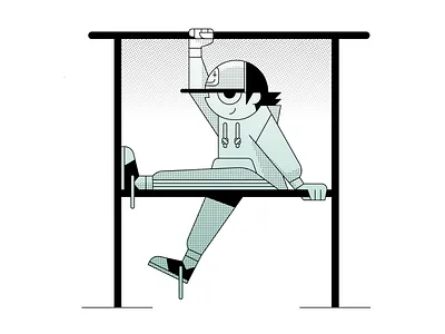 relaX character design flat icon illustration illustrator logo ui vector waldek