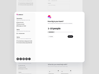 Contact multi-step form — Untitled UI about page contact contact form contact us create account form multi step form onboarding onboarding steps product design sign up signup ui design user interface web design