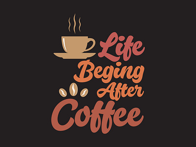 coffee t-shirt design food coffee