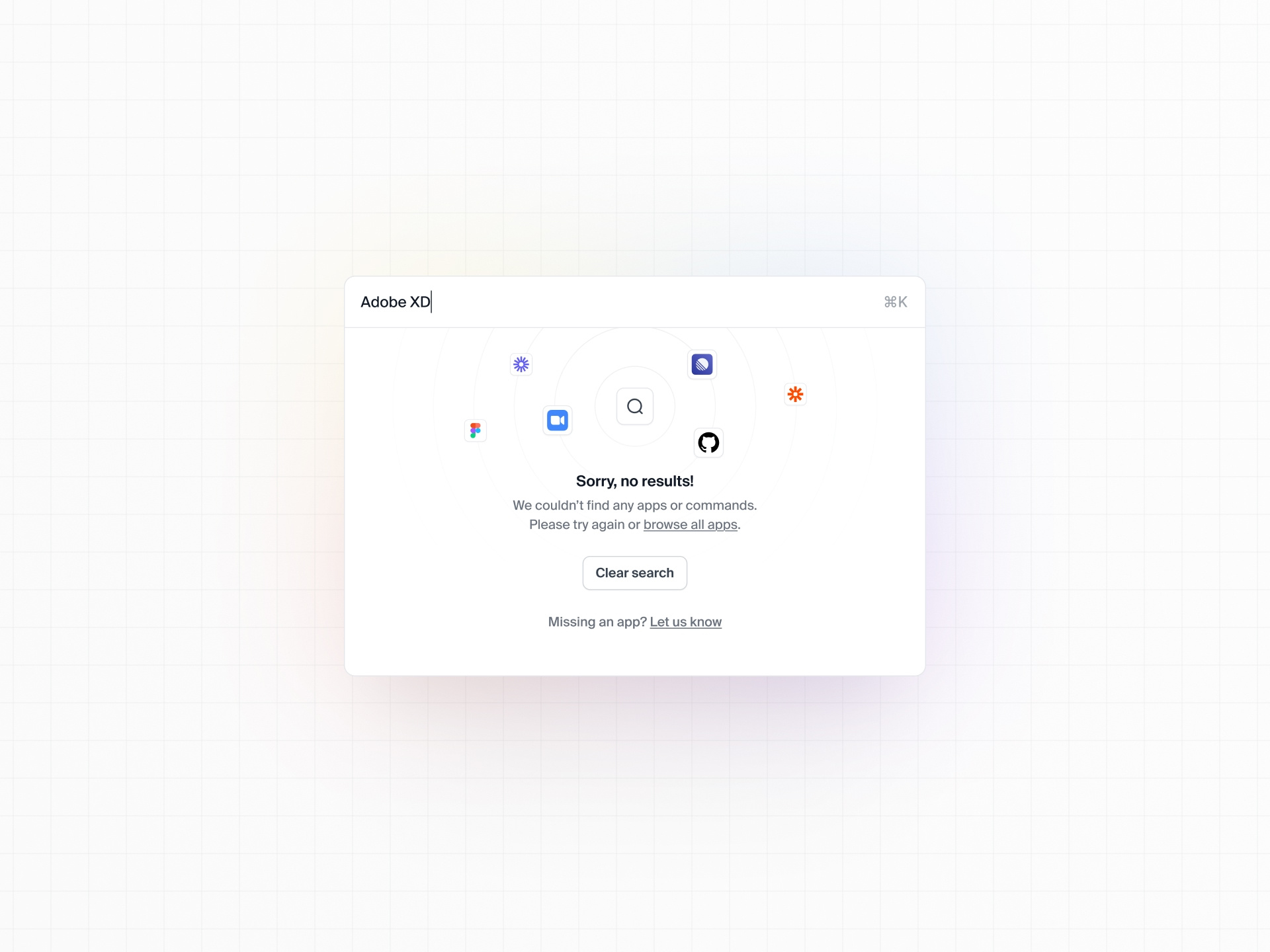 Apps search modal — Untitled UI by Jordan Hughes® on Dribbble