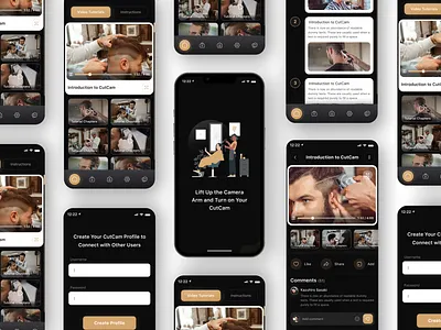 Beauty Salon App Design app design beauty app design salon ui
