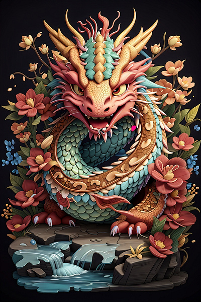 dragon 3d animation branding design graphic design illustration logo motion graphics ui vector