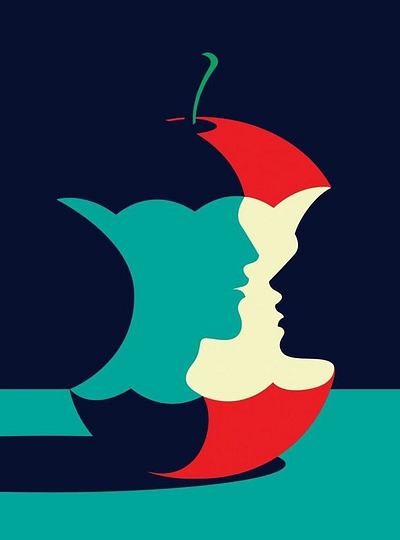 apple illustration vector