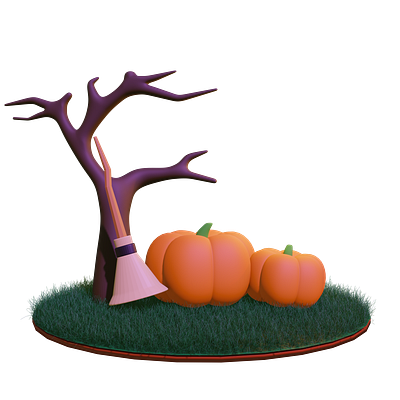 Halloween Decoration 3d 3d hallooween icon render