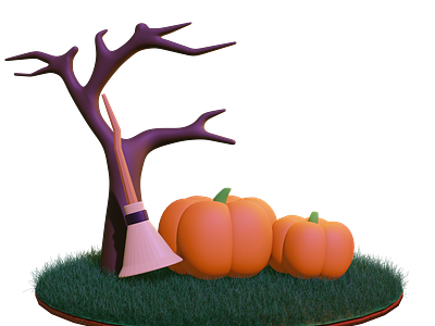 Halloween Decoration 3d 3d hallooween icon render