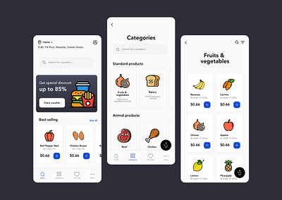 Food delivery app concept design food delivery app foodapp ui ux