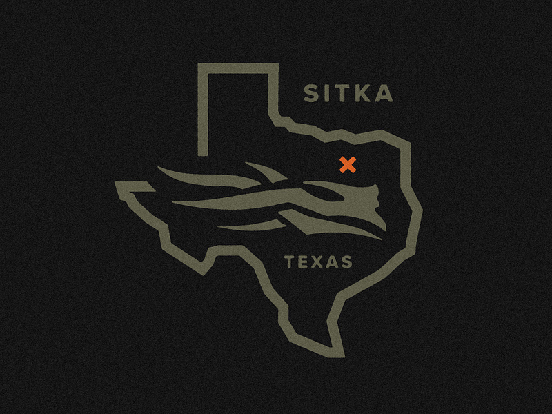 Sitka Dallas bold branding dallas graphic hunting icon lockup logo logo design sitka sitka gear texas waterfowl