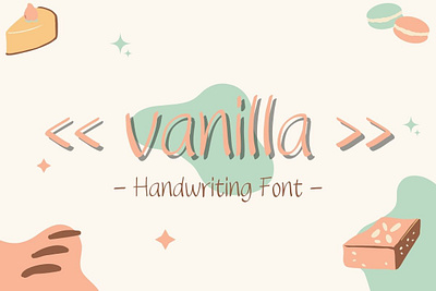 Vanilla Handwriting Font>>https://creativemarket.com/Ruddean2109 basic font craft font cute font design display font font graphic design handwriting simple font standard font typography